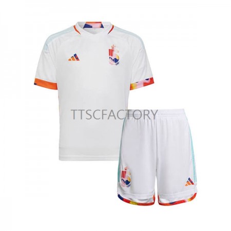 Maillot de Foot Belgique Enfant Exterieur Coupe du monde 2022